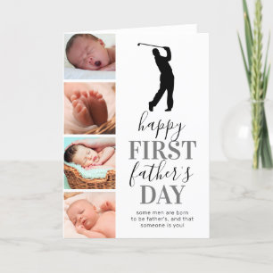 Golfer Photo New Vader Day Kaart