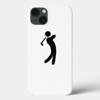 Golfer-pictogram iPhone 13 Hoesje