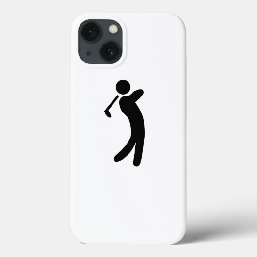 Golfer-pictogram Case-Mate iPhone Case (Achterkant)