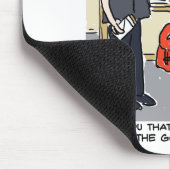 Golfer Postbode Houdt van Golf Cartoon Muismat (Hoek)