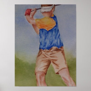 Golfer Poster