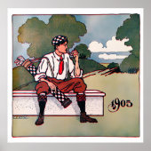  Golfer Print 1905 (Voorkant)