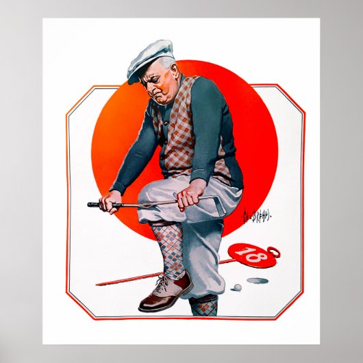  Golfer Print 1924 (Voorkant)