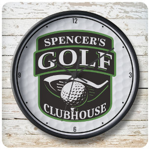 Golfer Pro Golf Player Club Clubhouse gepersonalis Grote Klok