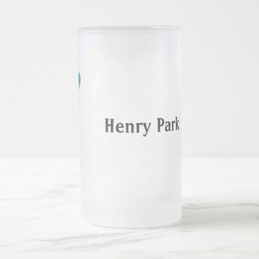 Golfer Putting Ball Matglas Bierpul (Center)