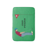 Golfer Putting Ball ThormGreen Badmat (Voorkant Verticaal)