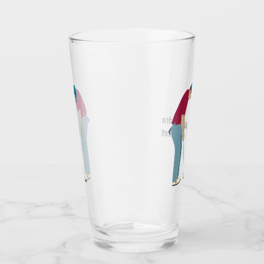 Golfer Putting Glas (Rechts)