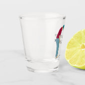 Golfer Putting Shot Glas (Links)