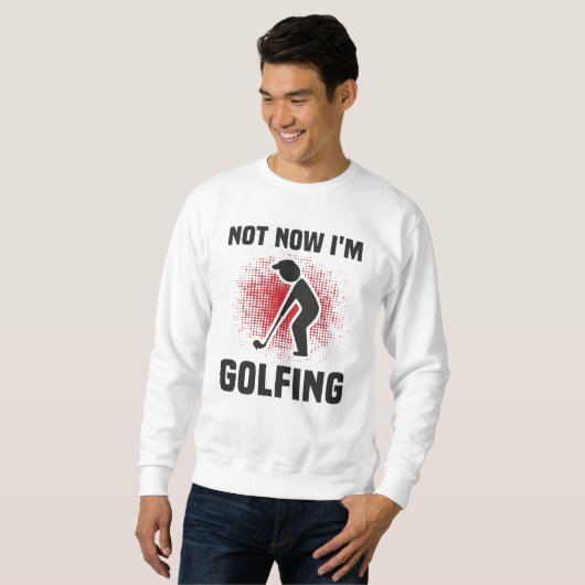 Golfer Quote Funny Trui (Voorkant volledig)