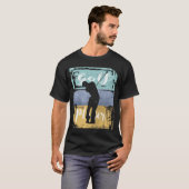 Golfer  Retro Style Golf T-shirt (Voorkant volledig)