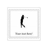 Golfer Rubberstempel (Afrduk)