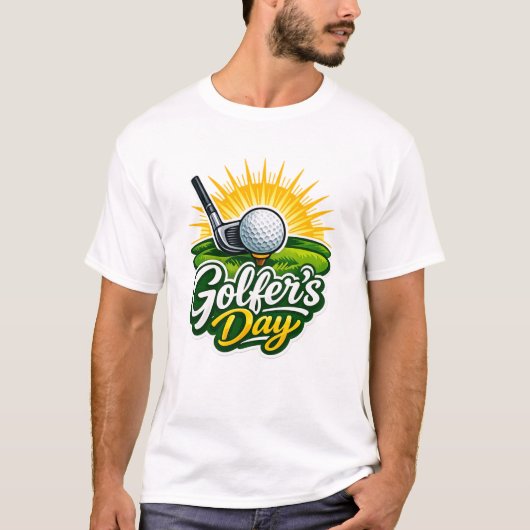 Golfer’s Day – Funny Golf Lover T-Shirt (Voorkant)