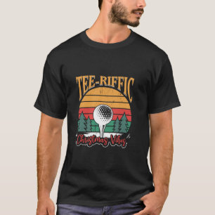 Golfer Santa Golf Player Xmas Golfen Funny Christ T-shirt
