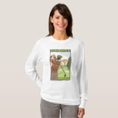 Golfer Scene - Sun River, Oregon T-shirt (Voorkant volledig)