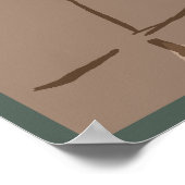 Golfer Scene - Washington Poster (Hoek)