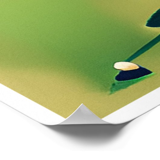 Golfer schilderij - Art Print (Hoek)