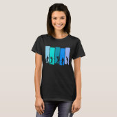 Golfer Silhouet T-shirt (Voorkant volledig)