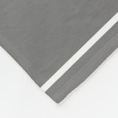 Golfer Silhouette Vrouw Monogram naam grijs zwart Fleece Deken (Hoek)