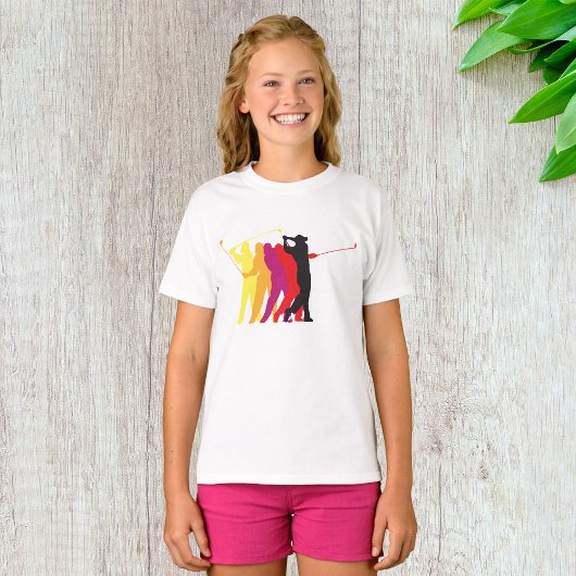 Golfer Silhouetten T-shirt