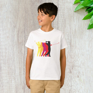 Golfer Silhouetten T-shirt