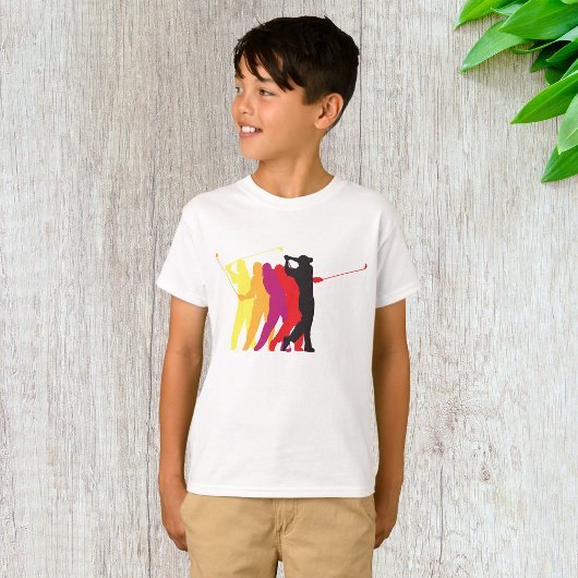 Golfer Silhouetten T-shirt
