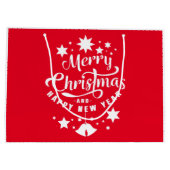 Golfer Sinterklaas op Golfbaan Kerstmis Groot Cadeauzakje (Achterkant)