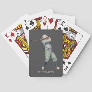 golfer speelkaarten