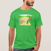 Golfer Stuck in een Bunker T-shirt (Voorkant)