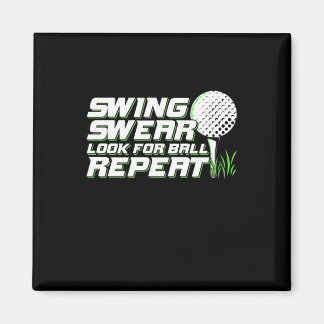 Golfer Swing Sweat zoekt bal Magneet