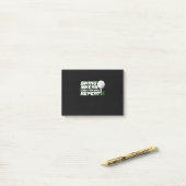 Golfer Swing Sweat zoekt bal Post-it® Notes (Op bureau)