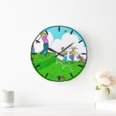 Golfer T - shirts-off, maar niet succesvol. Grote Klok (Huis)