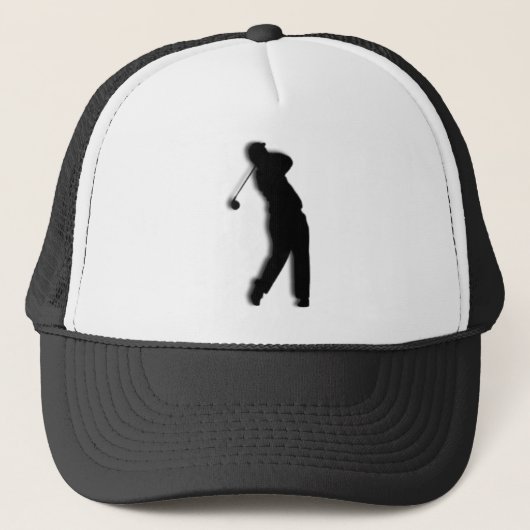 Golfer Tee Off Trucker Pet (Voorkant)