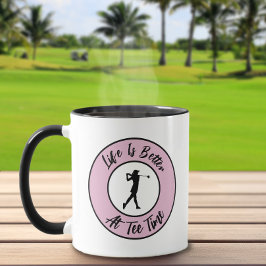 Golfer Tee Time Sportieve Humor Grappige Stijl Pin Mok