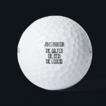 Golfer, The Myth , The Legend ,Funny  Golfballen<br><div class="desc">Golfer,  The Myth ,  The Legend , Funny Golf Balls</div>