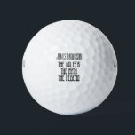 Golfer, The Myth , The Legend ,Funny  Golfballen<br><div class="desc">Golfer,  The Myth ,  The Legend , Funny Golf Balls</div>