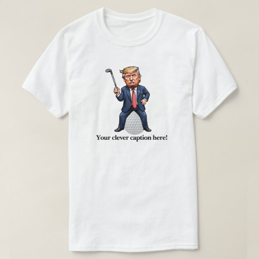 Golfer Trump T-shirt (Design voorkant)