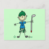Golfer Tshirts en Gifts Briefkaart (Voorkant)