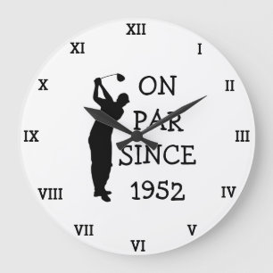 Golfer Verjaardag 70e grappig 70 jaar oud Grote Klok