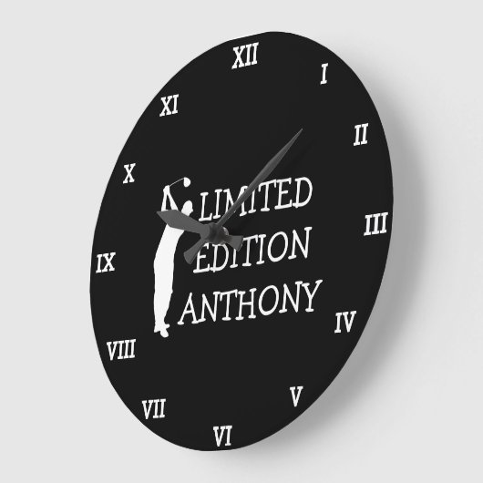 Golfer Verjaardag 70e grappige Zeventig Par Grote Klok (Hoek)