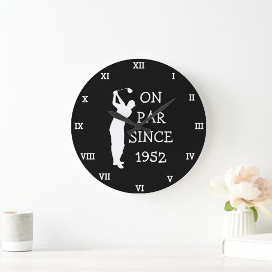 Golfer Verjaardag 70e grappige Zeventig Par Grote Klok (Huis)