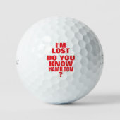 Golfer verloren-bal grappig cool golfballen (Voorkant)