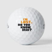 Golfer verloren-ball coole golfballen (Voorkant)