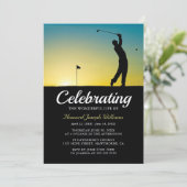 Golfer Viering van het Leven | In liefdevolle heri Kaart (Staand voorkant)