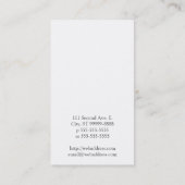 Golfer Visitekaartje (Achterkant)