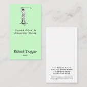 Golfer Visitekaartje (Voorkant / Achterkant)