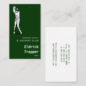 Golfer Visitekaartje (Voorkant / Achterkant)