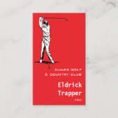 Golfer Visitekaartje (Voorkant)