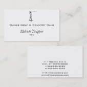Golfer Visitekaartje (Voorkant / Achterkant)