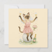 Golfer vrouw Save the Date Bruid Bachelorette  Kaart (Voorkant)