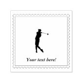 Golfer Zelfinktende Stempel (Design)
